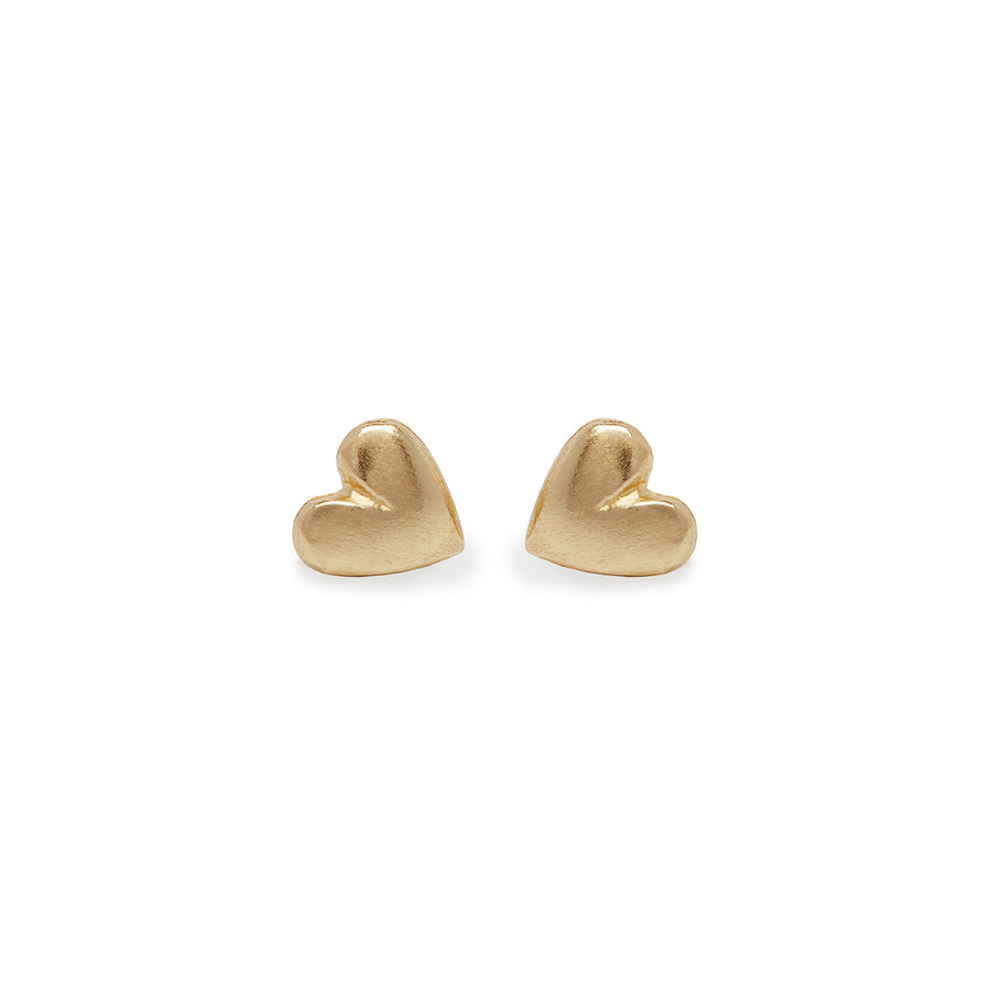 Gold Baby Heart Studs