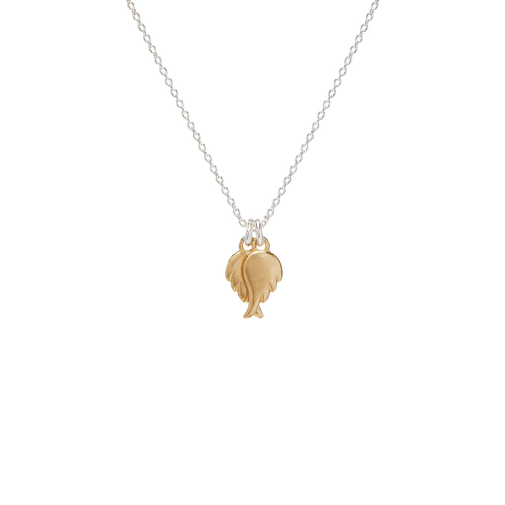 Gold Baby Angel Wing Necklace