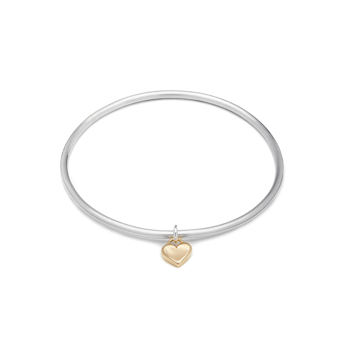 Sienna Bangle With Gold Heart