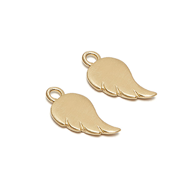Gold Angel Wing Charms