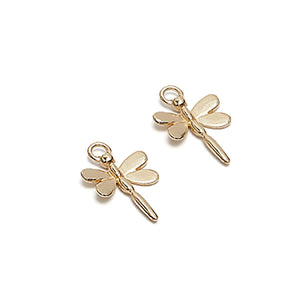 Gold Dragonfly Charms