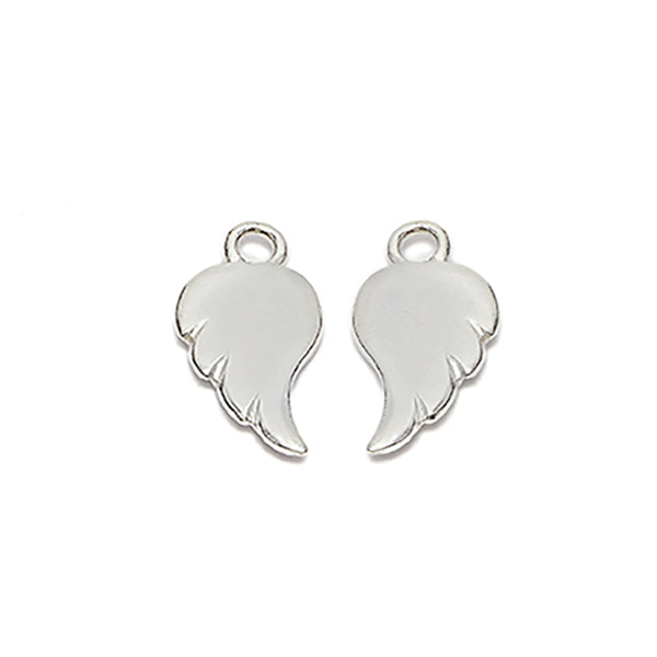 Silver Angel Wing Charms