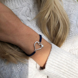 Open Heart Friendship Bracelet And Star