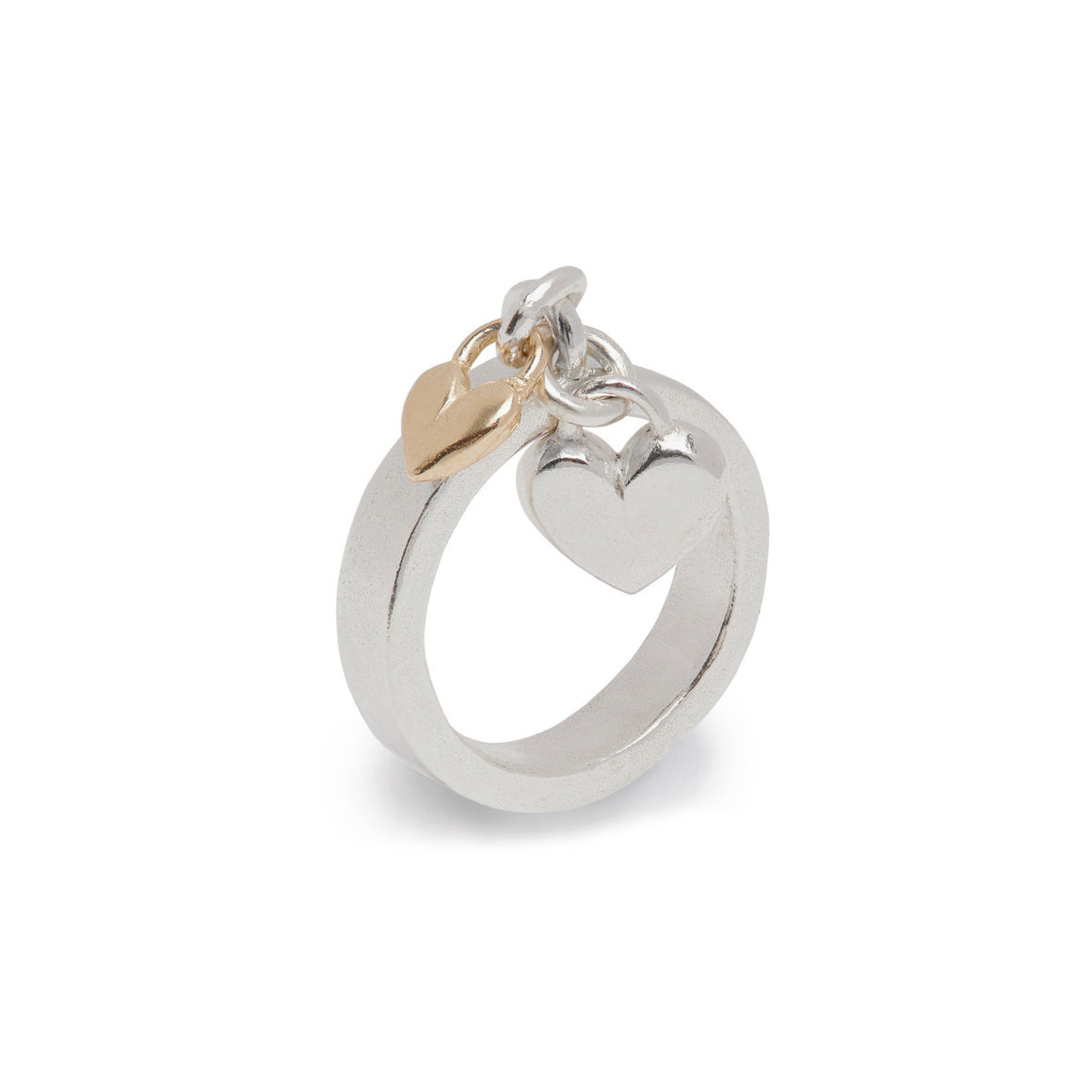 Stella Charm Ring With Hearts