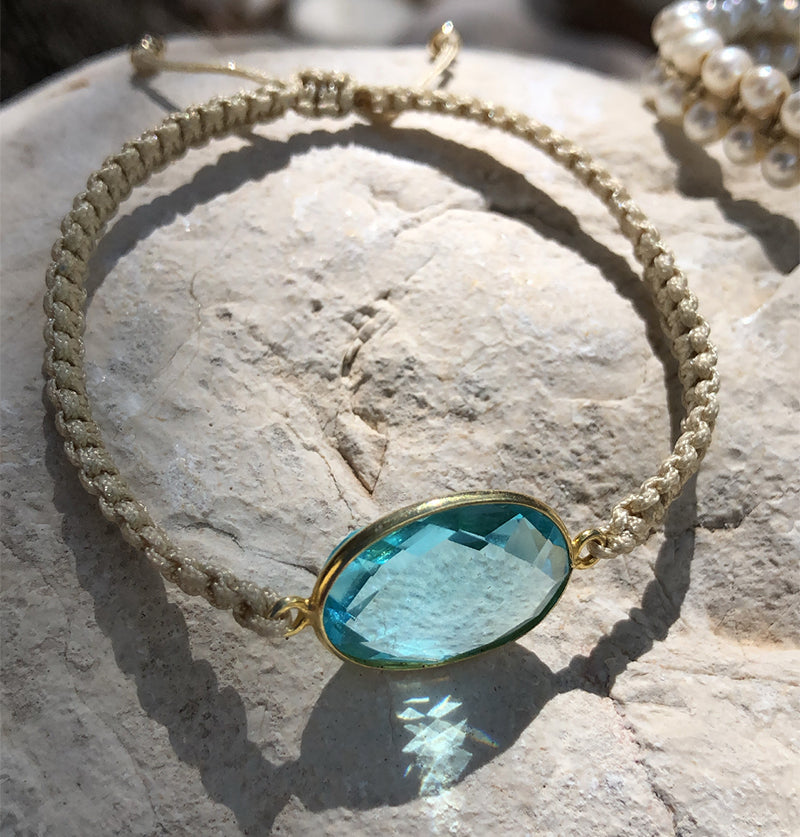Turquoise Crystal Bracelet