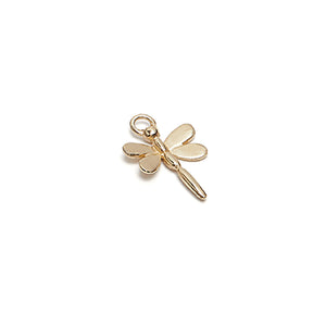Gold Dragonfly Charm